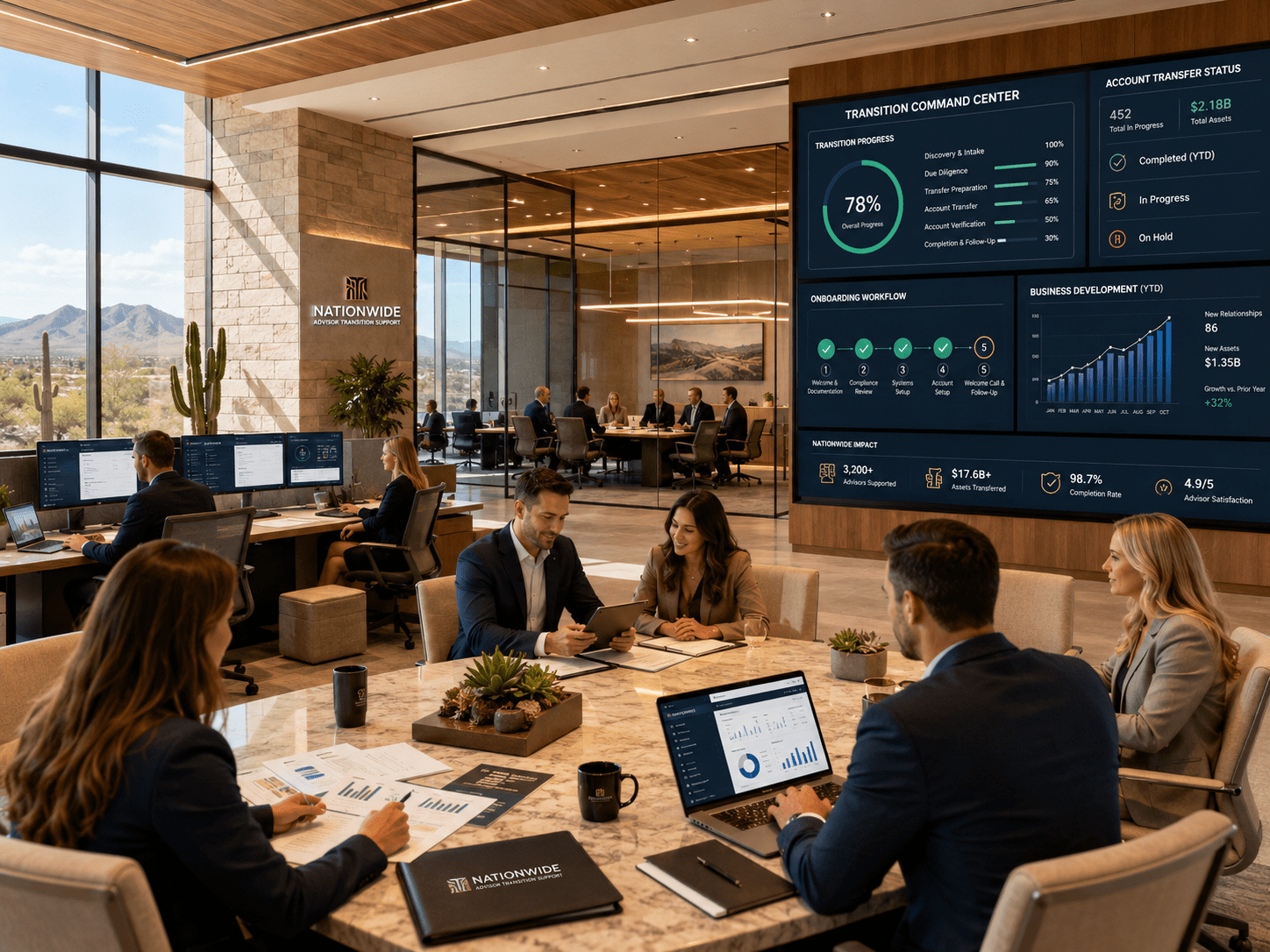 Advisor transition management and business development services in Chandler AZ